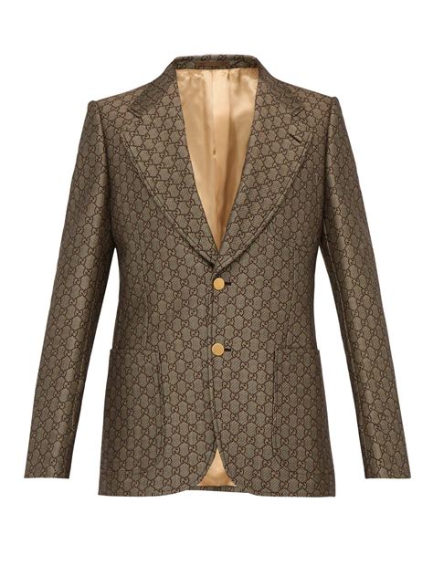 gucci men's jacket sale|gucci monogram jacket men.